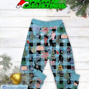 Santa Bring Elvis Presley Back To Me Pajamas Set Men Women For Fans - Santa Bring Elvis Presley Back To Me Pajamas Set-3