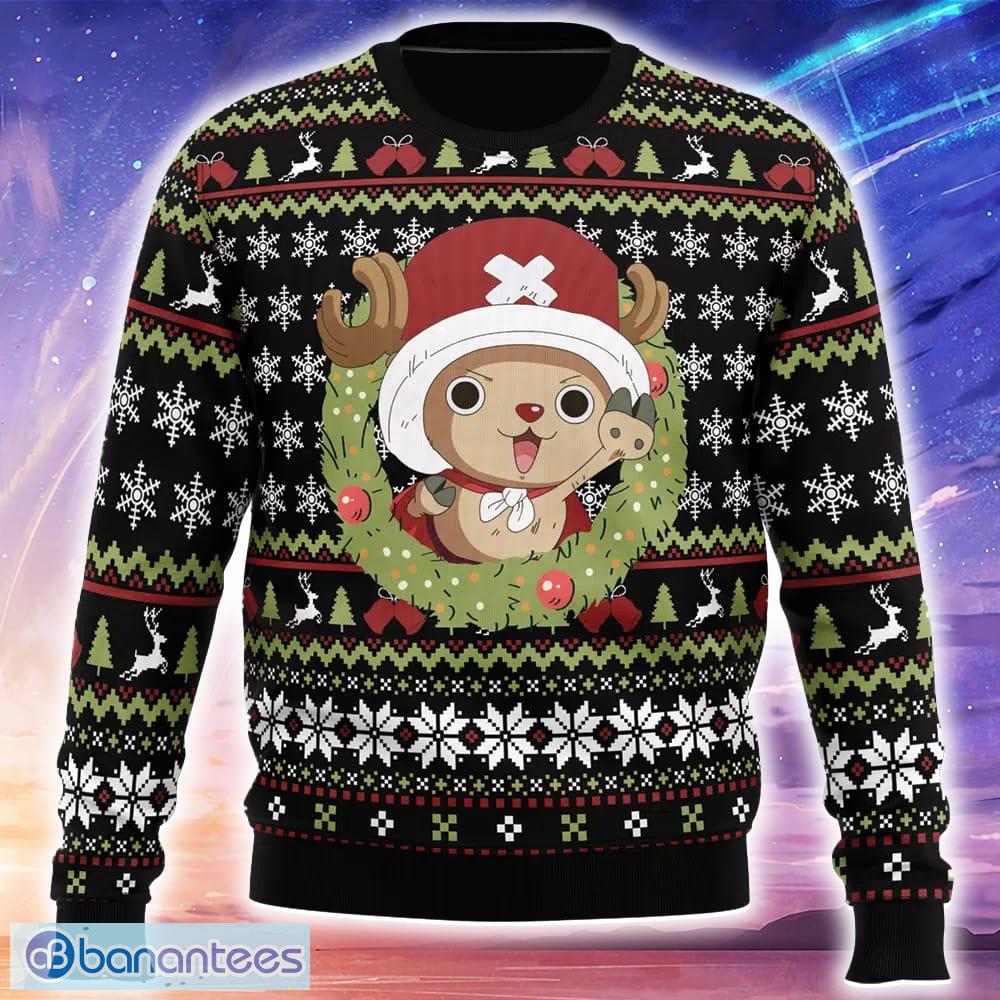santa tony tony chopper one piece ugly christmas 3d sweater trending holidays for men women fans image Santa Tony Tony Chopper One Piece Ugly Christmas 3D Sweater Trending Holidays For Men Women Fans - Santa Tony Tony Chopper One Piece Ugly Christmas Sweater_1