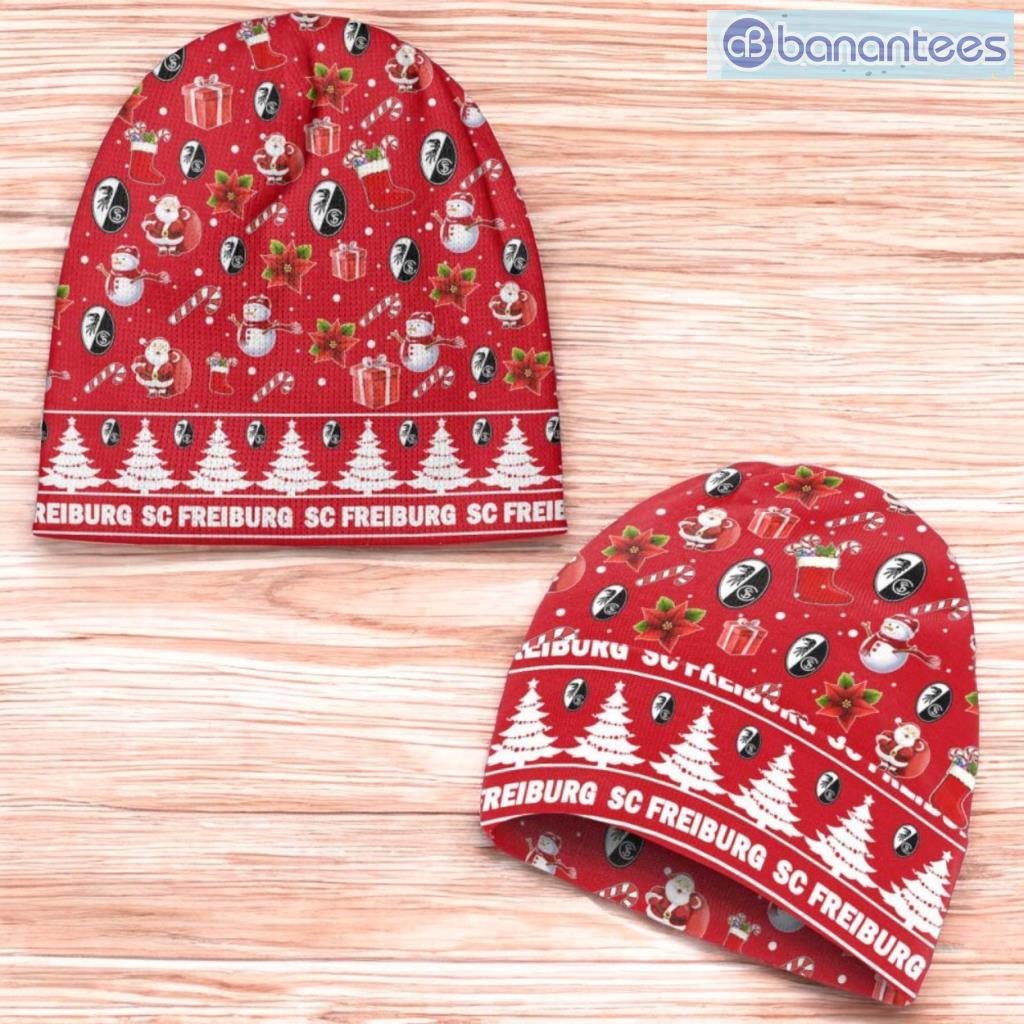 sc freiburg ii beanie hat ugly christmas pattern gift for men and women image Sc Freiburg Ii Beanie Hat Ugly Christmas Pattern Gift For Men And Women Product Photo 1