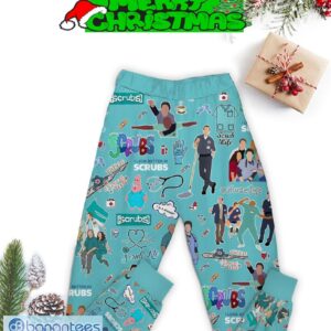 Scrubs Super Heroes Wear Scrubs I Look Better In Scrubs Holidays Fleece Pajamas Set Men Women For Fans - Scrubs Super Heroes Wear Scrubs I Look Better In Scrubs Holidays Fleece Pajamas Set-3