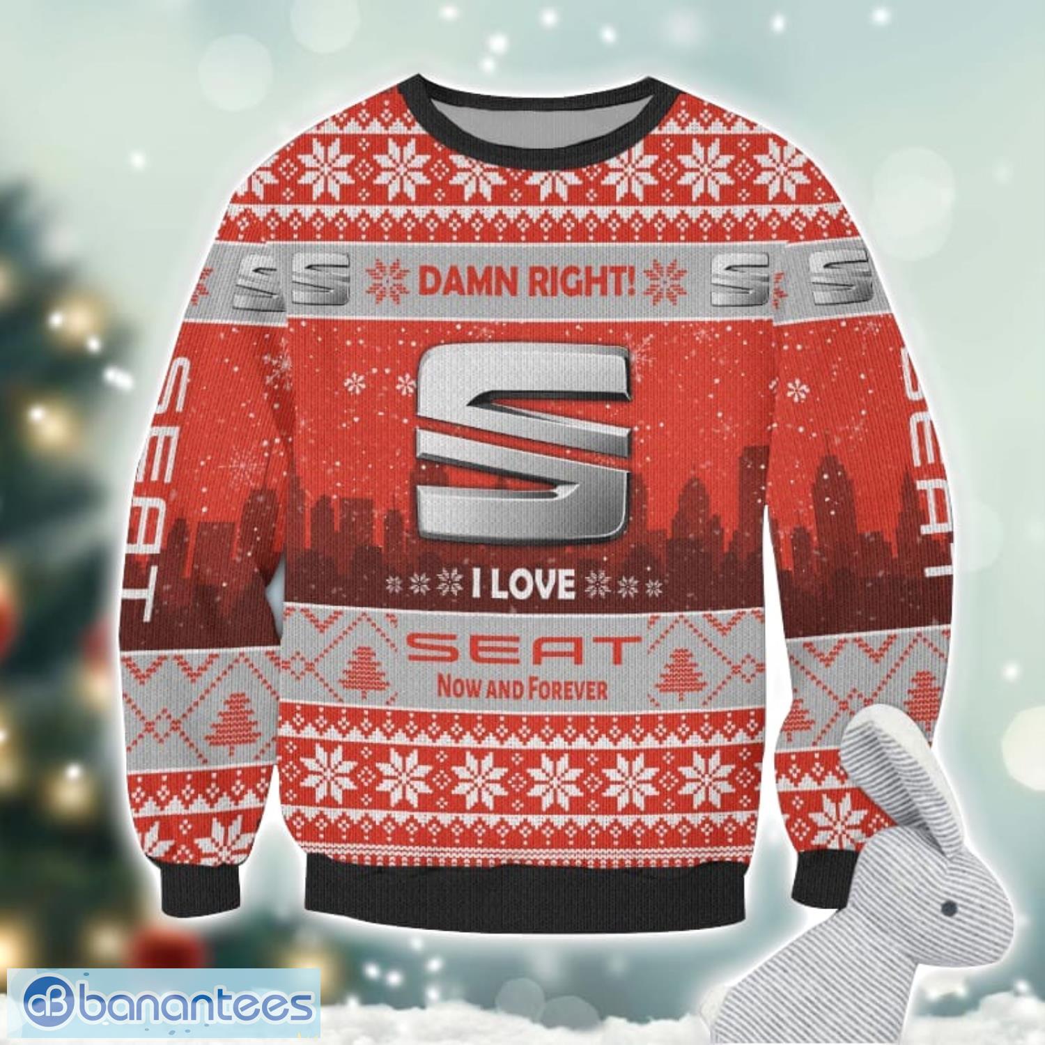 seat damn right i lover seat now and forever 3d ugly christmas sweater christmas gift 1 image Seat Damn Right I Lover Seat Now And Forever 3D Ugly Christmas Sweater Christmas Gift Product Photo 2