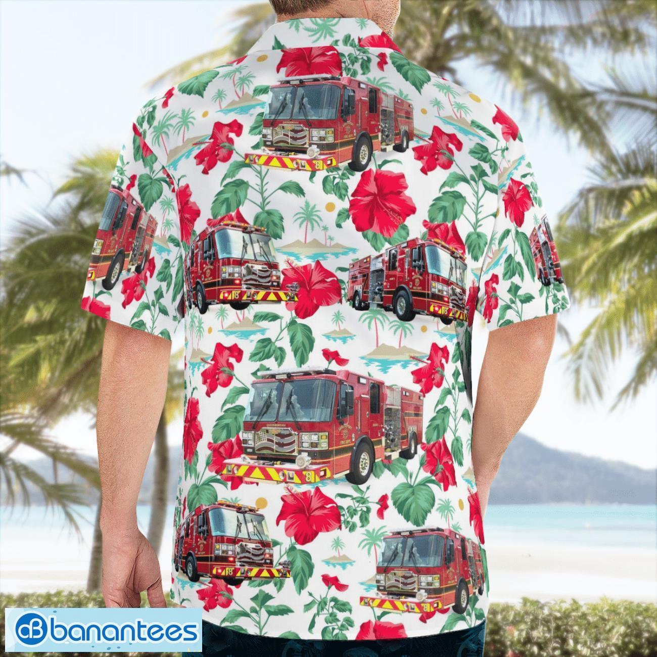 shreveport fire department louisiana 3d hawaiian shirt 1 image Shreveport Fire Department, Louisiana 3D Hawaiian Shirt Product Photo 2