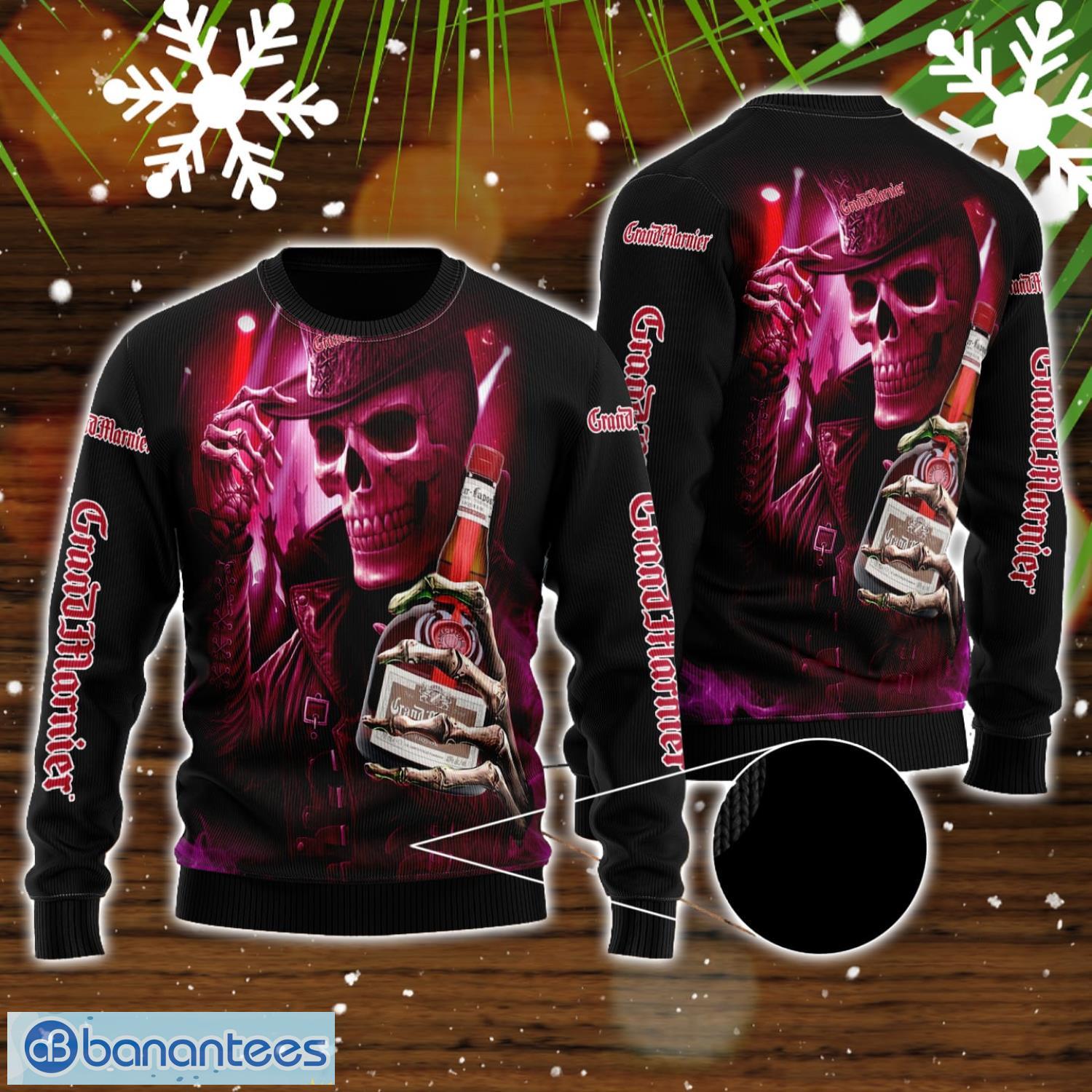 skull grand marnier all over print 3d sweater for men and women image Skull Grand Marnier All Over Print 3D Sweater For Men And Women Product Photo 1