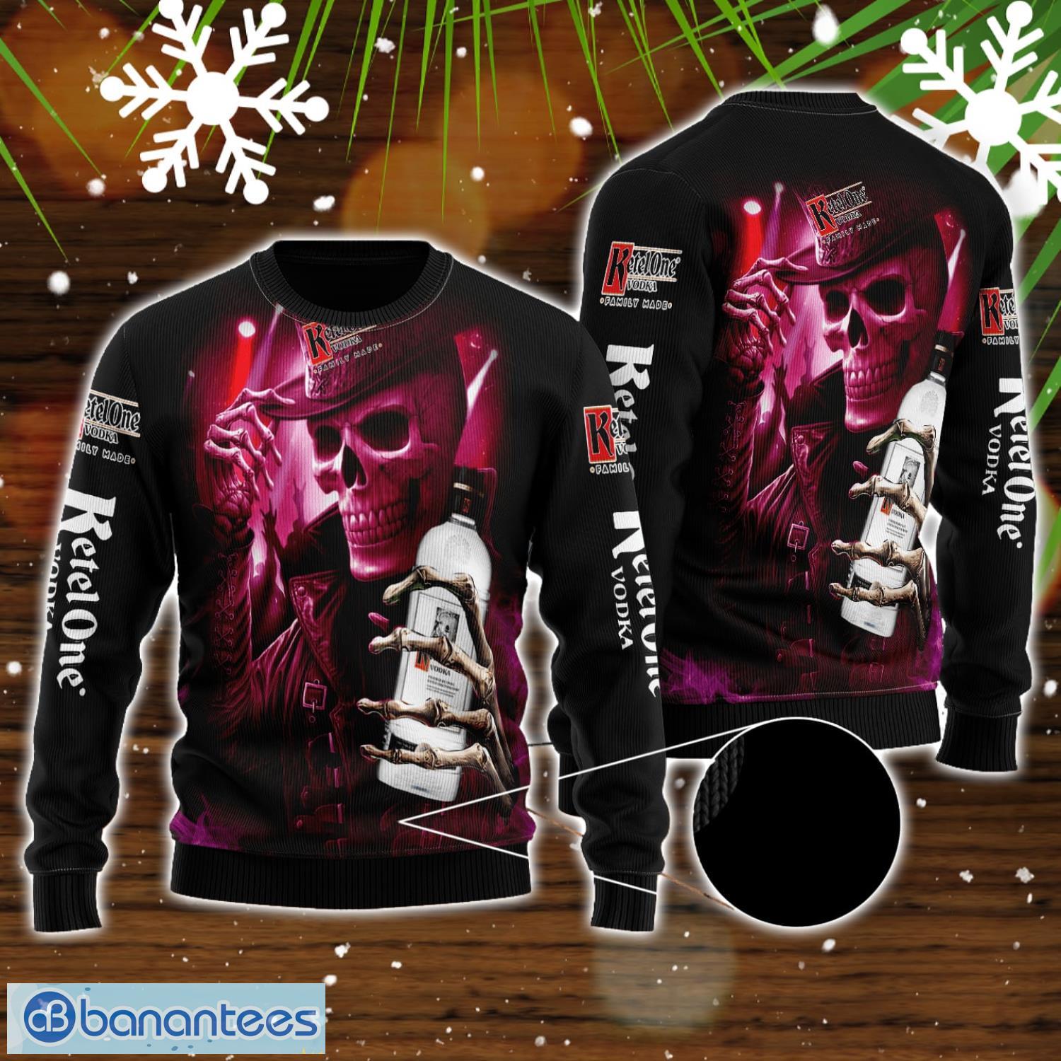 skull ketel one all over print 3d sweater for men and women image Skull Ketel One All Over Print 3D Sweater For Men And Women Product Photo 1