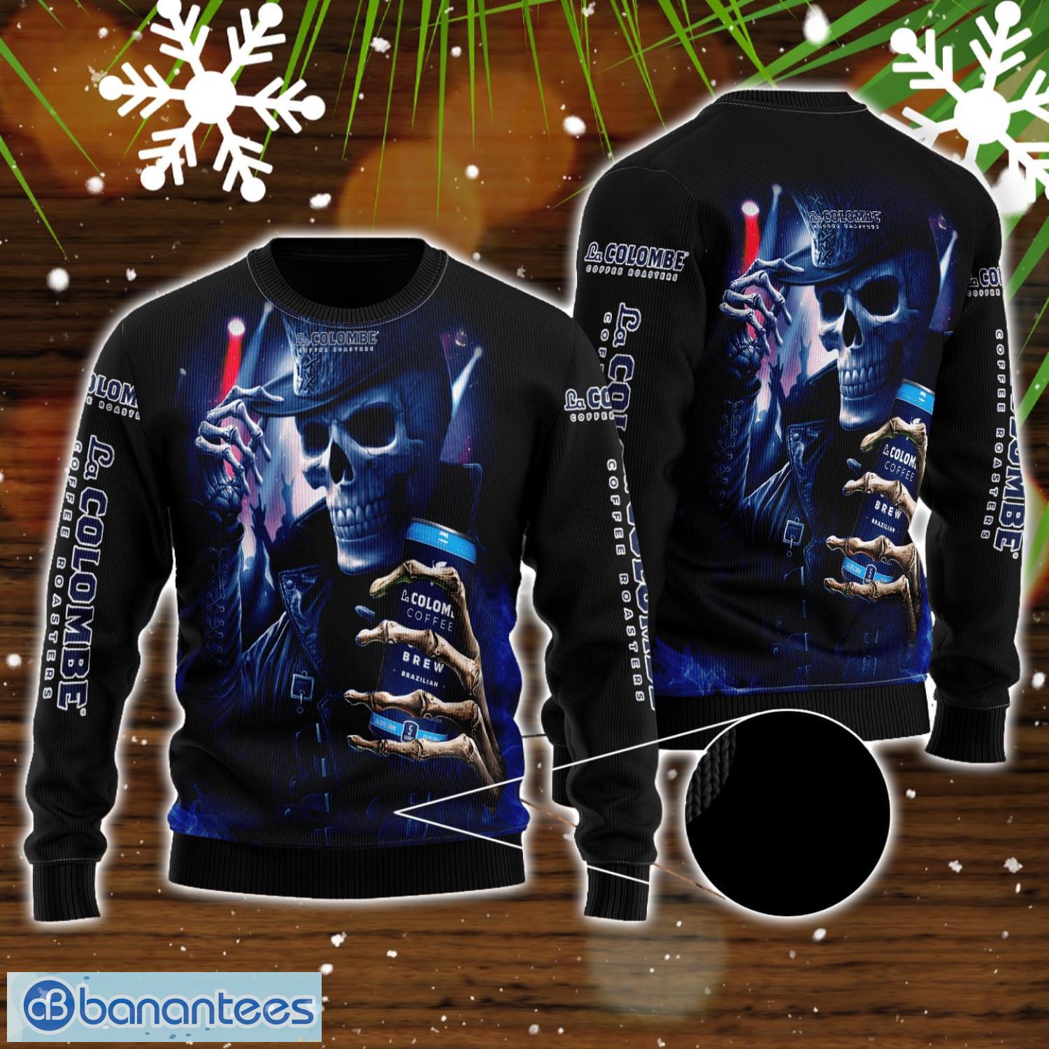 skull la colombe all over print 3d sweater for men and women image Skull La Colombe All Over Print 3D Sweater For Men And Women Product Photo 1