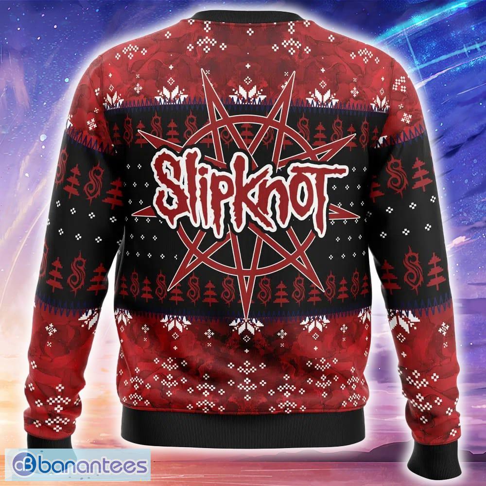 slipknot knitted christmas sweater trending holidays for men women fans 1 image Slipknot Knitted Christmas Sweater Trending Holidays For Men Women Fans - Slipknot Ugly Christmas Sweater_2