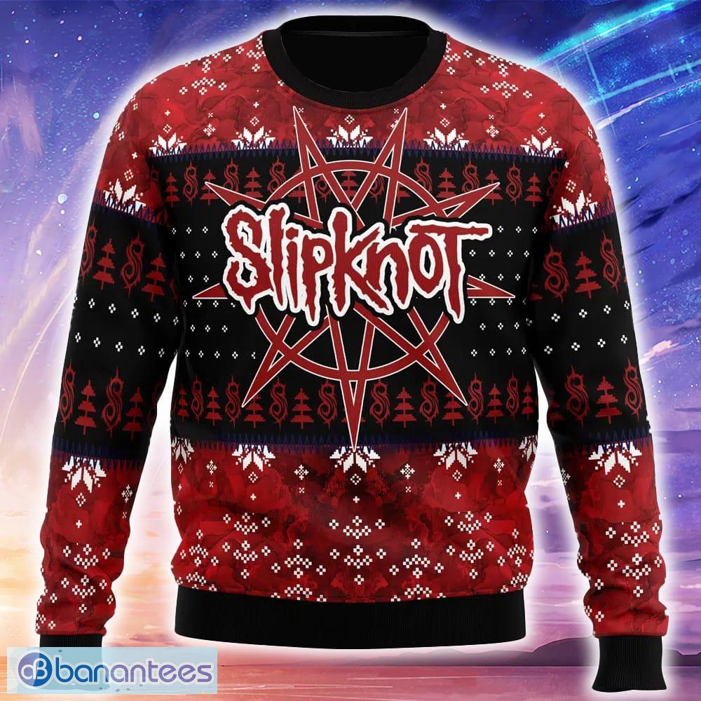 slipknot knitted christmas sweater trending holidays for men women fans image Slipknot Knitted Christmas Sweater Trending Holidays For Men Women Fans - Slipknot Ugly Christmas Sweater_1