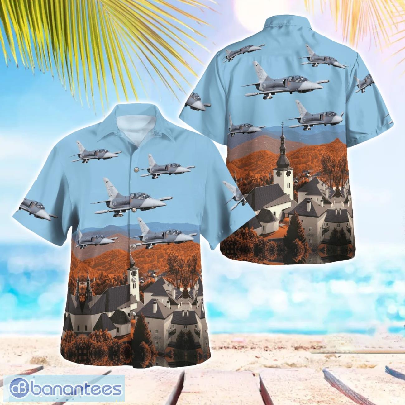 slovak air force aero l 39 hawaiian shirt beach shirt for men and women image Slovak Air Force Aero L-39 Hawaiian Shirt Beach Shirt For Men And Women Product Photo 1