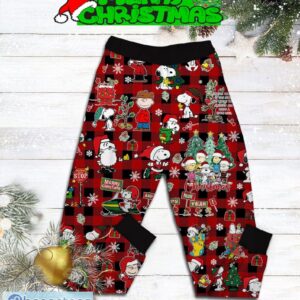 Snoopy Peanuts Christmas Begins With Christ Pajamas Set For Women Gift Christmas - Snoopy Peanuts Christmas Begins With Christ Pajamas Set-2