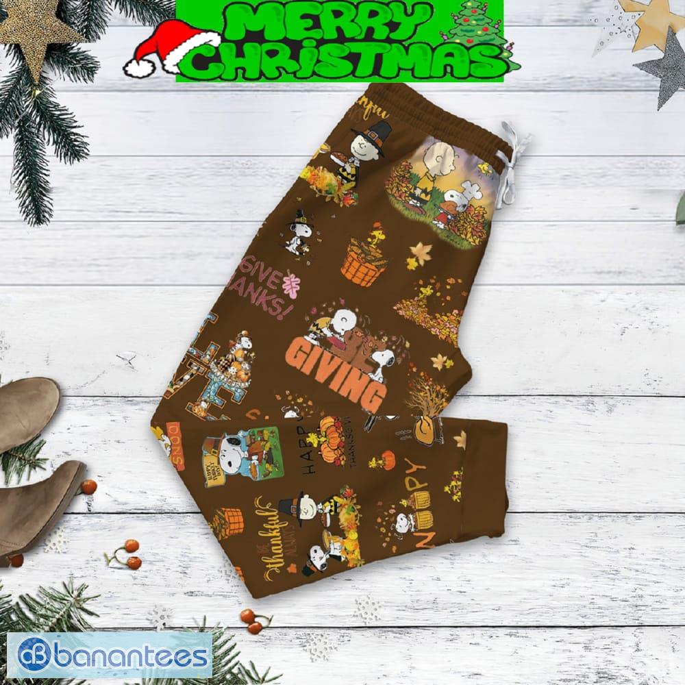 snoopy peanuts give thanks pajamas set all over print christmas gift 2 image Snoopy Peanuts Give Thanks Pajamas Set All Over Print Christmas Gift - Snoopy Peanuts Give Thanks Pajamas Set-3