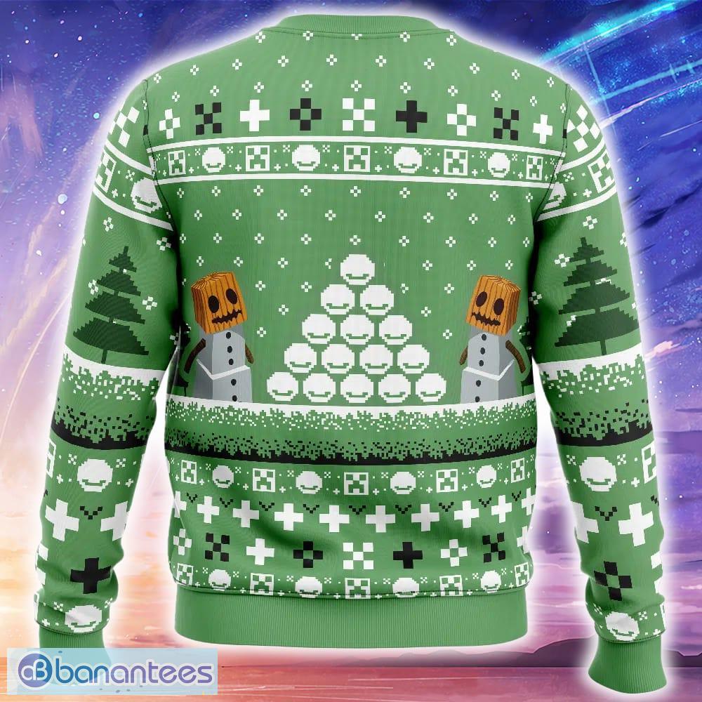 snow golem minecraft ugly christmas sweater trending holidays for men women fans 1 image Snow Golem Minecraft Ugly Christmas Sweater Trending Holidays For Men Women Fans - Snow Golem Minecraft Ugly Christmas Sweater_2