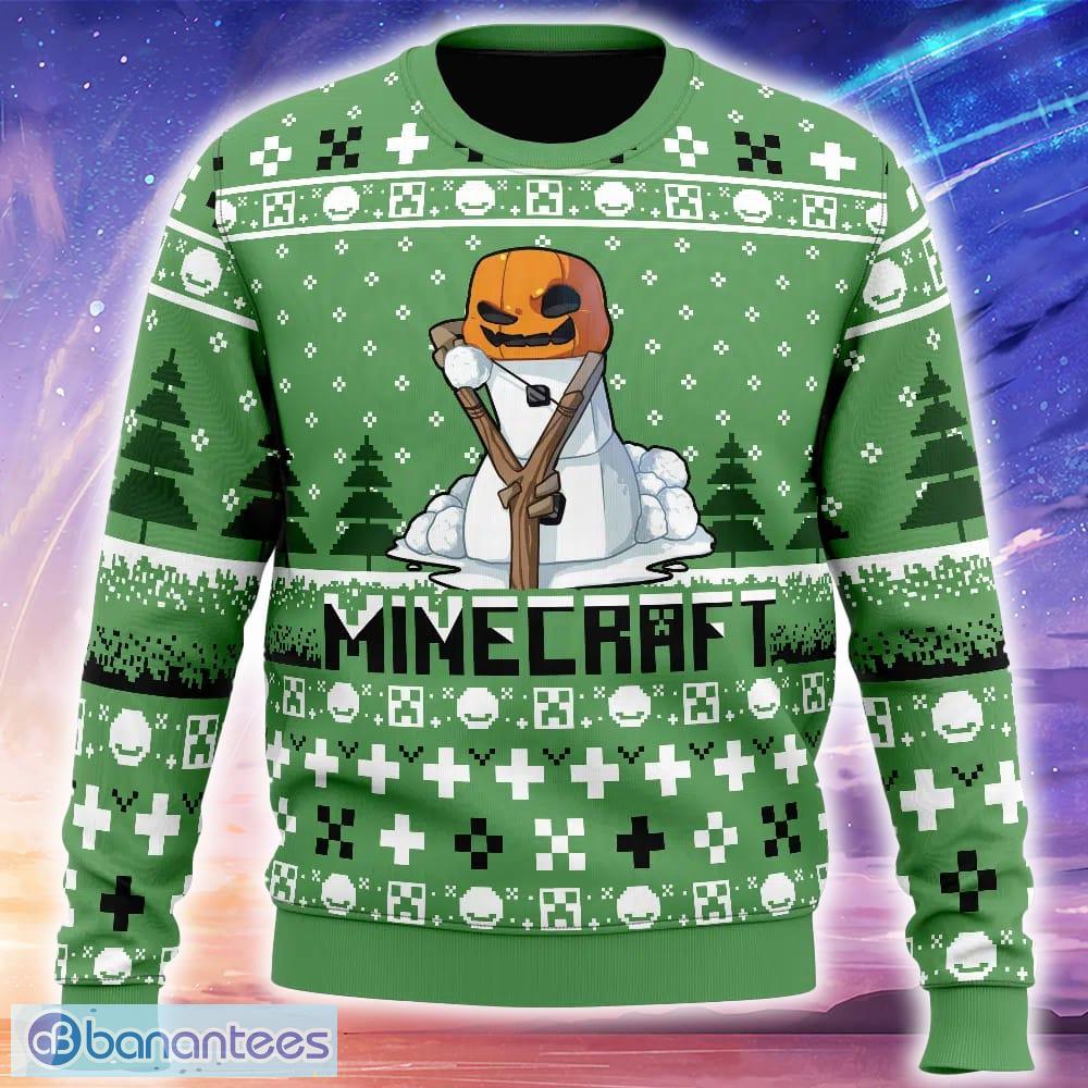snow golem minecraft ugly christmas sweater trending holidays for men women fans image Snow Golem Minecraft Ugly Christmas Sweater Trending Holidays For Men Women Fans - Snow Golem Minecraft Ugly Christmas Sweater_1