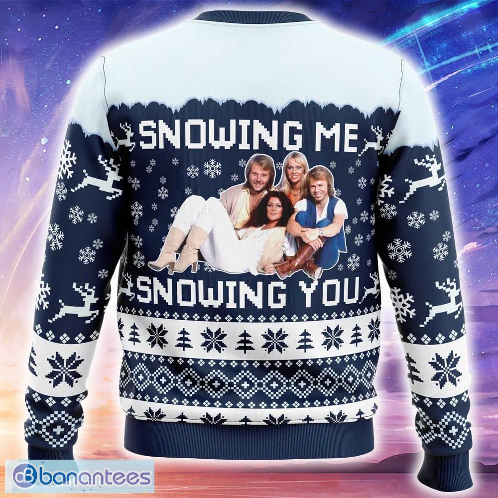 snowing me snowing you abba knitted christmas sweater trending holidays for men women fans 1 image Snowing Me Snowing You ABBA Knitted Christmas Sweater Trending Holidays For Men Women Fans - Snowing Me Snowing You ABBA Ugly Christmas Sweater_2