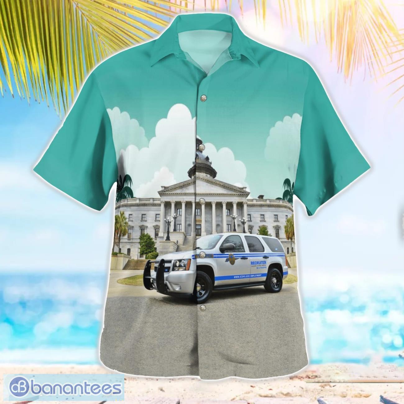 South Carolina Highway Patrol 2014 Chevrolet Tahoe Hawaiian Shirt South Carolina Highway Patrol 2014 Chevrolet Tahoe Hawaiian Shirt Product Photo 3