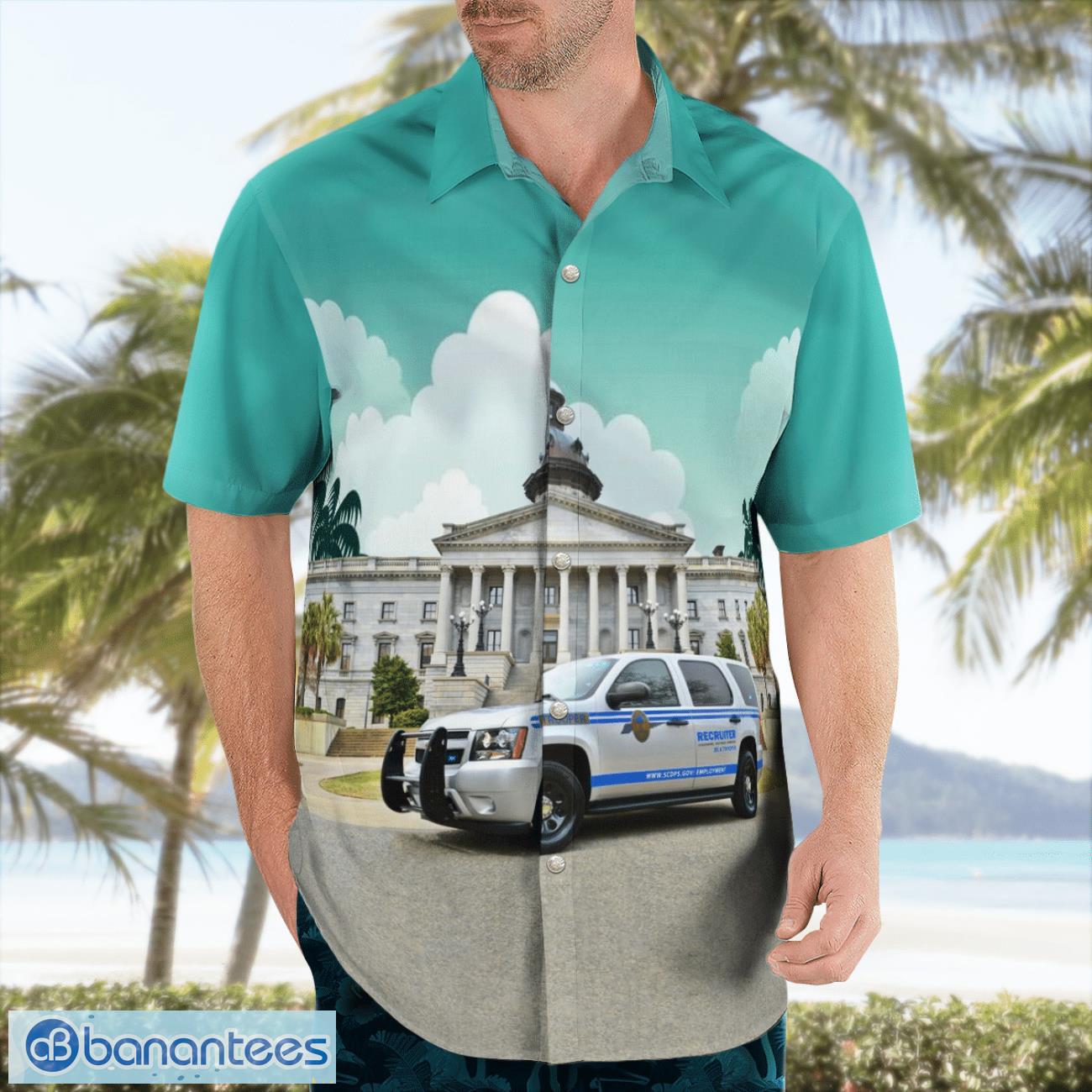South Carolina Highway Patrol 2014 Chevrolet Tahoe Hawaiian Shirt South Carolina Highway Patrol 2014 Chevrolet Tahoe Hawaiian Shirt Product Photo 4