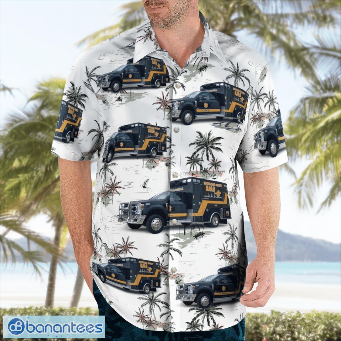 st joseph missouri buchanan county ems hawaiian shirt beach shirt for men and women 2 image St. Joseph, Missouri, Buchanan County EMS Hawaiian Shirt Beach Shirt For Men And Women Product Photo 3
