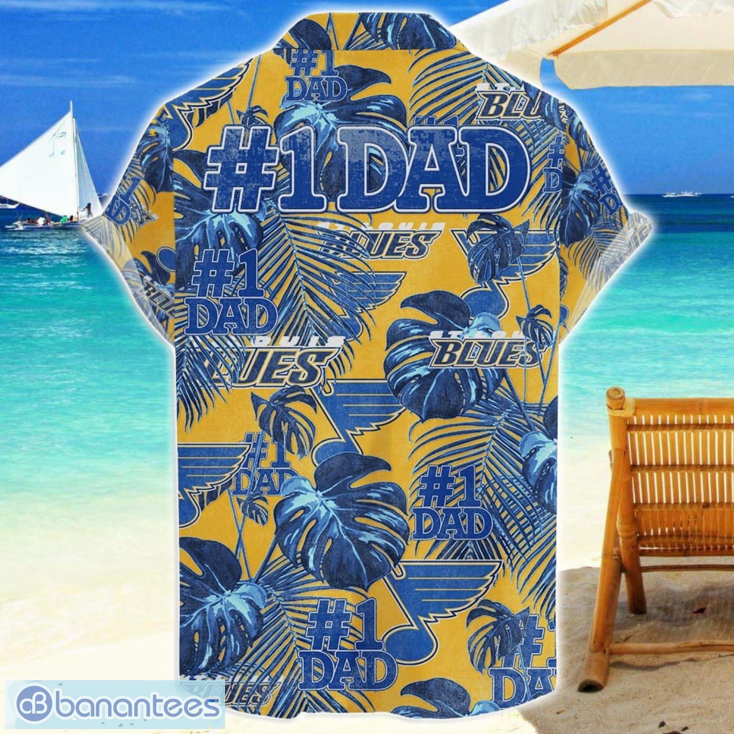 st louis blues dad hawaiian fathers day gift for dad grandpa nhl sports beach shirt 1 image St Louis Blues Dad Hawaiian Father’s Day Gift For Dad Grandpa NHL Sports Beach Shirt Product Photo 2