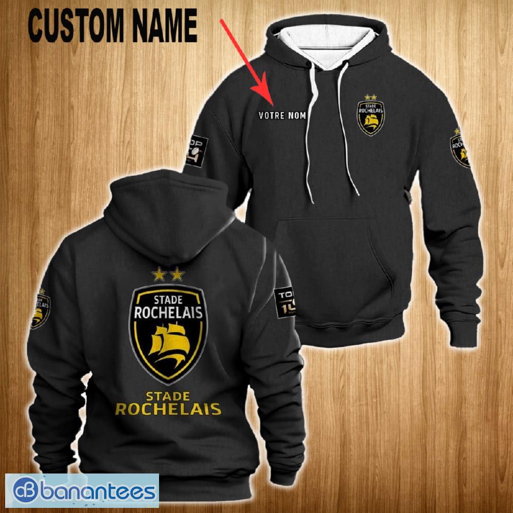 stade rochelais full print 3d hoodie black new for fans gift men women custom name image Stade Rochelais Full Print 3D Hoodie Black New For Fans Gift Men Women Custom Name - Stade Rochelais Full Print 3D Hoodie Black New For Fans Gift Men Women Custom Name