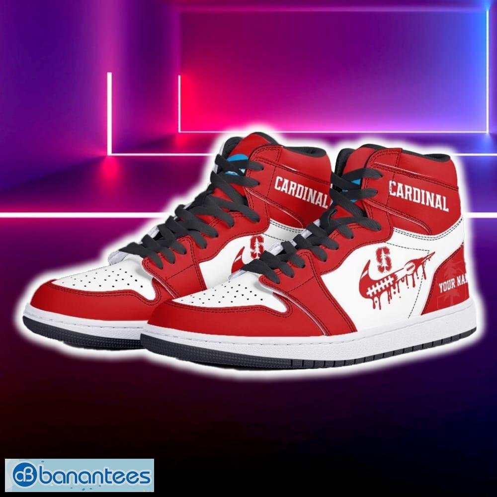 stanford cardinal air jordan hightop shoes new custom name for fans gift sneaker 1 image Stanford Cardinal Air Jordan Hightop Shoes New Custom Name For Fans Gift Sneaker - Stanford Cardinal Air Jordan Hightop Shoes Photo 5