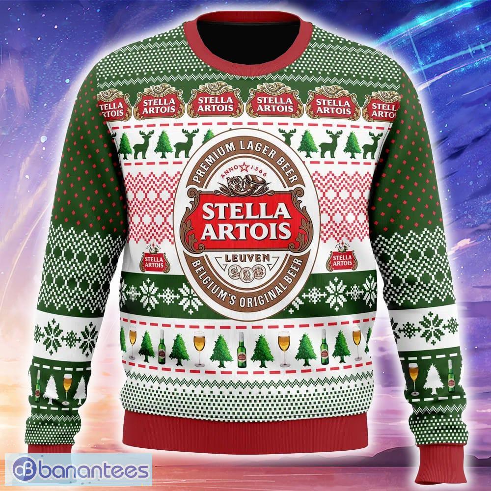 stella artois ugly christmas sweater trending holidays for men women fans image Stella Artois Ugly Christmas Sweater Trending Holidays For Men Women Fans - Stella Artois Ugly Christmas Sweater_1