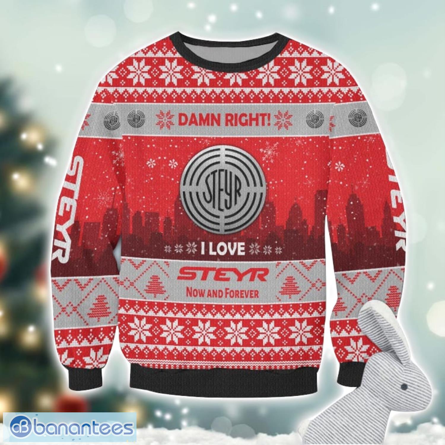 steyr damn right i lover steyr now and forever 3d ugly christmas sweater christmas gift 1 image Steyr Damn Right I Lover Steyr Now And Forever 3D Ugly Christmas Sweater Christmas Gift Product Photo 2