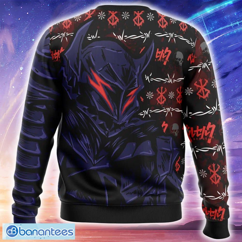 struggler berserk ugly christmas 3d sweater trending holidays for men women fans 1 image Struggler Berserk Ugly Christmas 3D Sweater Trending Holidays For Men Women Fans - Struggler Berserk Ugly Christmas Sweater_2