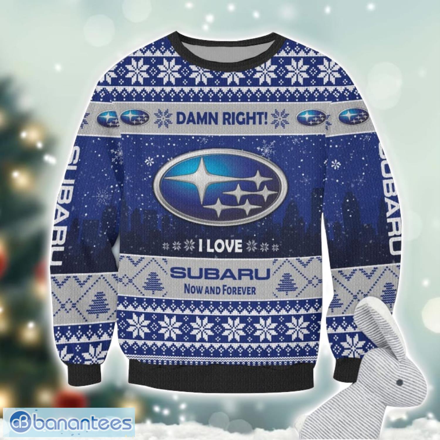 subaru damn right i lover subaru now and forever 3d ugly christmas sweater christmas gift 1 image Subaru Damn Right I Lover Subaru Now And Forever 3D Ugly Christmas Sweater Christmas Gift Product Photo 2