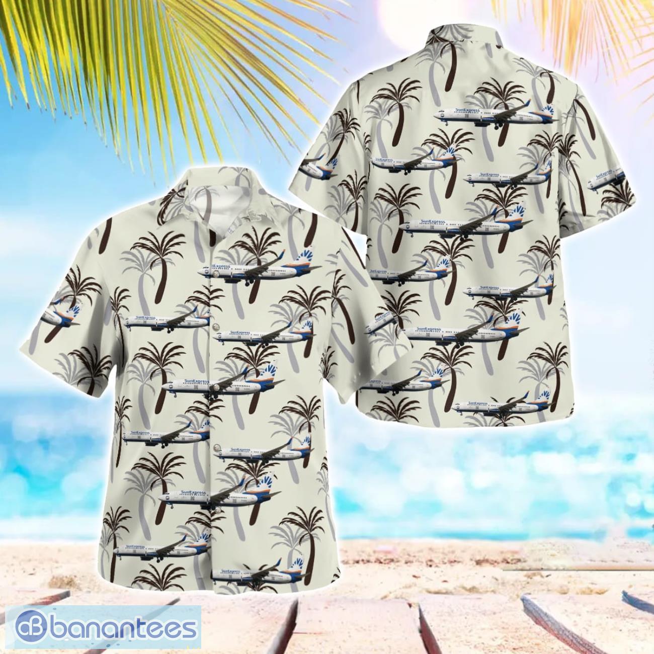 sunexpress deutschland boeing 737 800 hawaiian shirt image SunExpress Deutschland Boeing 737-800 Hawaiian Shirt Product Photo 1