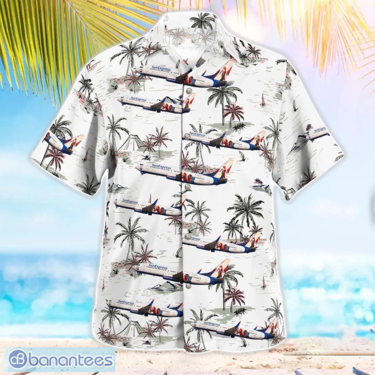 SunExpress Deutschland Boeing 737-86N Hawaiian Shirt SunExpress Deutschland Boeing 737-86N Hawaiian Shirt Product Photo 3