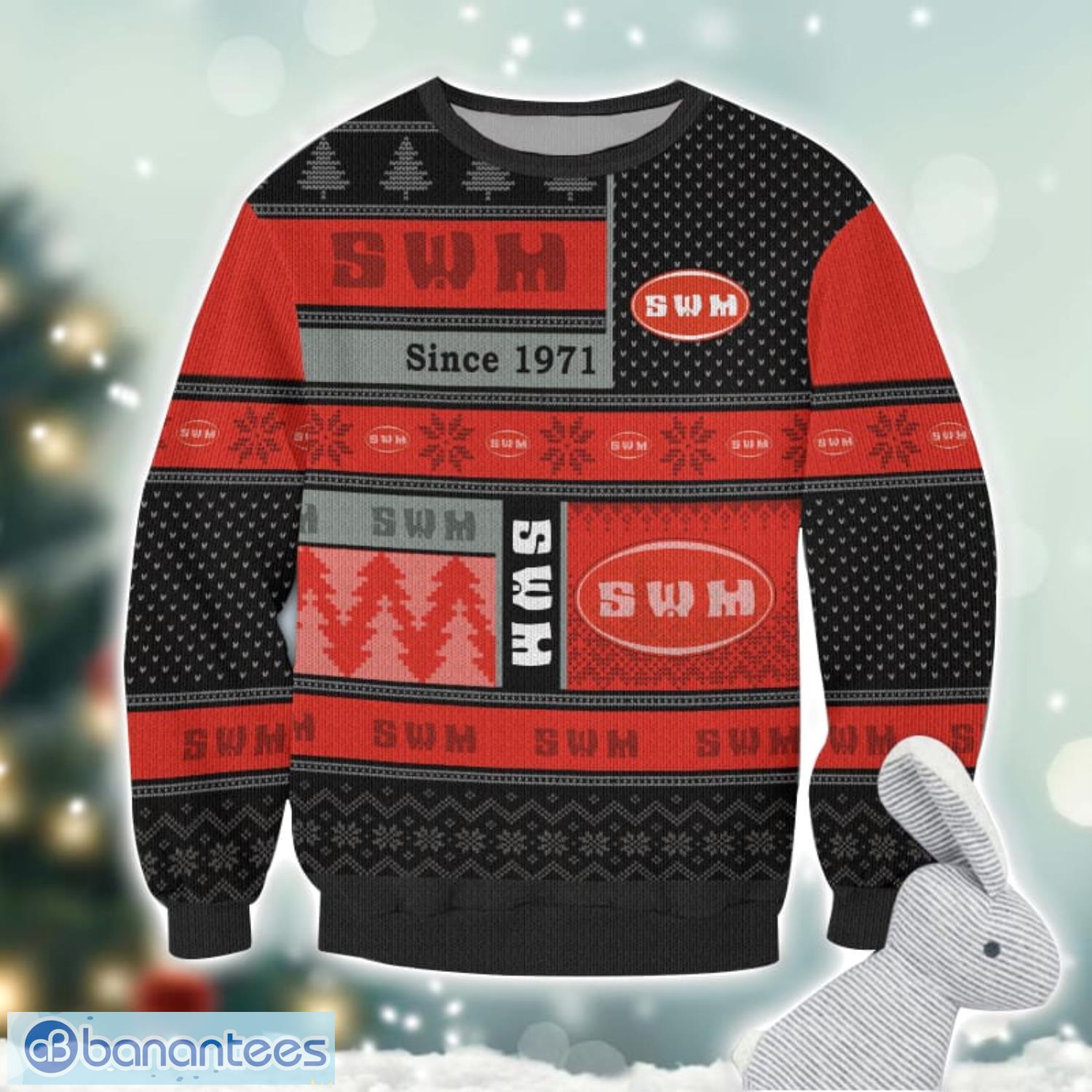 swm logo ugly christmas sweater for fans men and women christmas gift ideas 1 image SWM Logo Ugly Christmas Sweater For Fans Men And Women Christmas Gift Ideas Product Photo 2