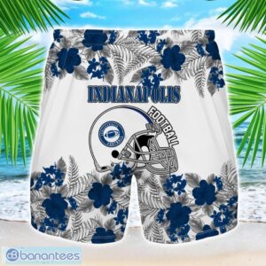 Indianapolis Team Hawaiian And Shorts All Printed Beach Set For Fans Custom Name Product Photo 2