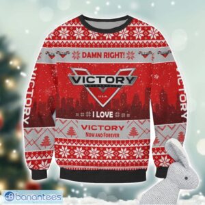 victory Damn Right I Lover victory Now And Forever 3D Ugly Christmas Sweater Christmas Gift Product Photo 2
