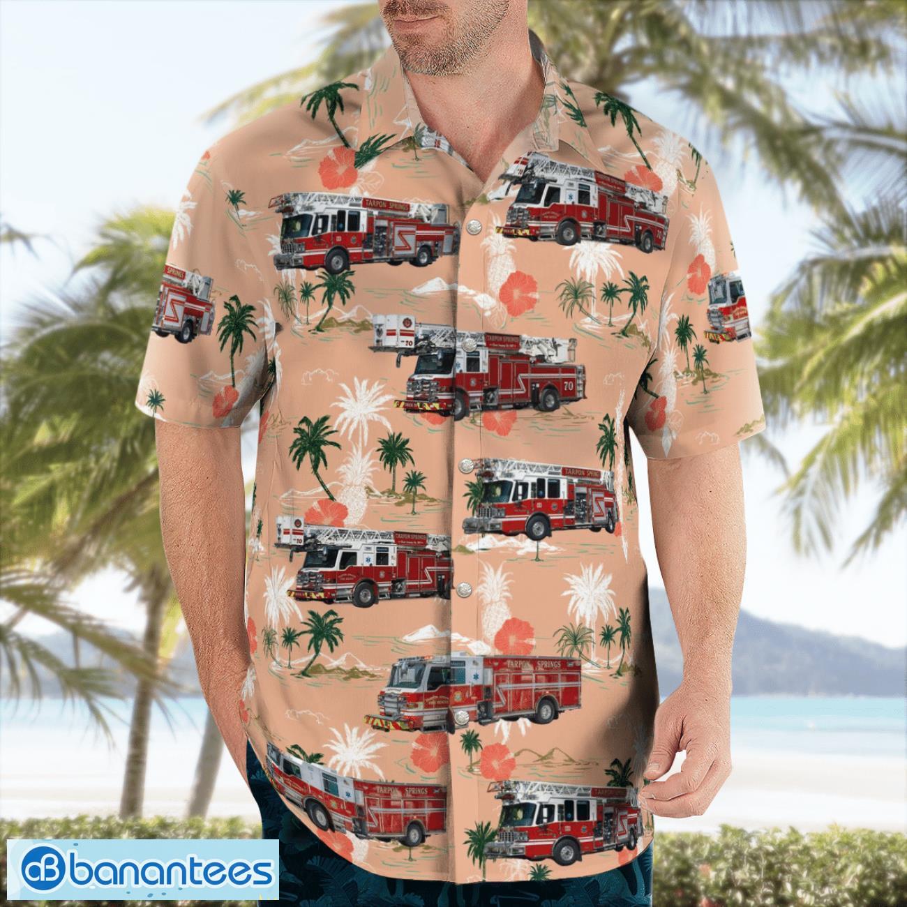 Tarpon Springs Fire Rescue Beach Hawaiian Shirt Gift For Summer Holiday Tarpon Springs Fire Rescue Beach Hawaiian Shirt Gift For Summer Holiday Product Photo 4