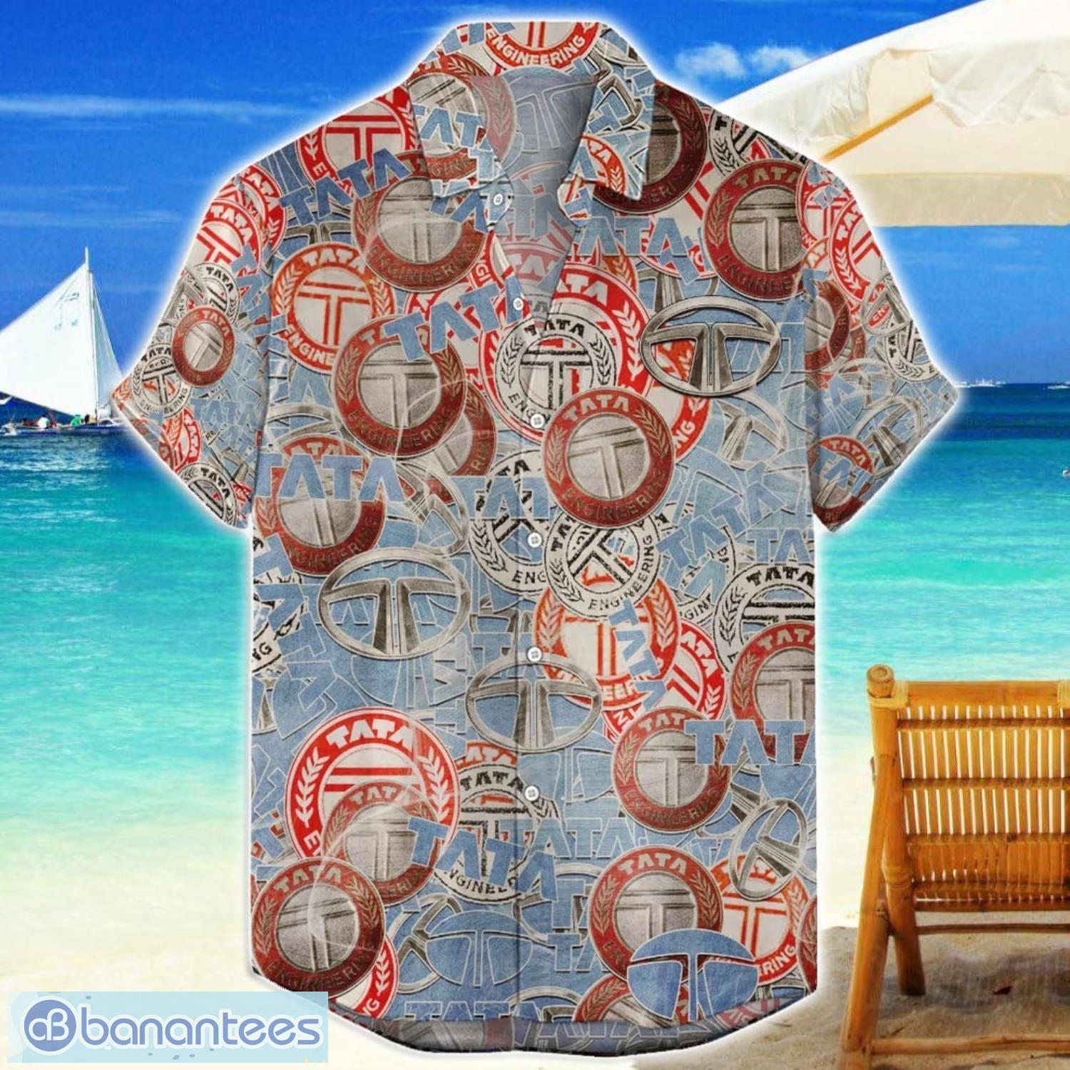 tata aop truck logo hawaiian shirt summer gift for men and women image Tata AOP Truck Logo Hawaiian Shirt Summer Gift For Men And Women Product Photo 1