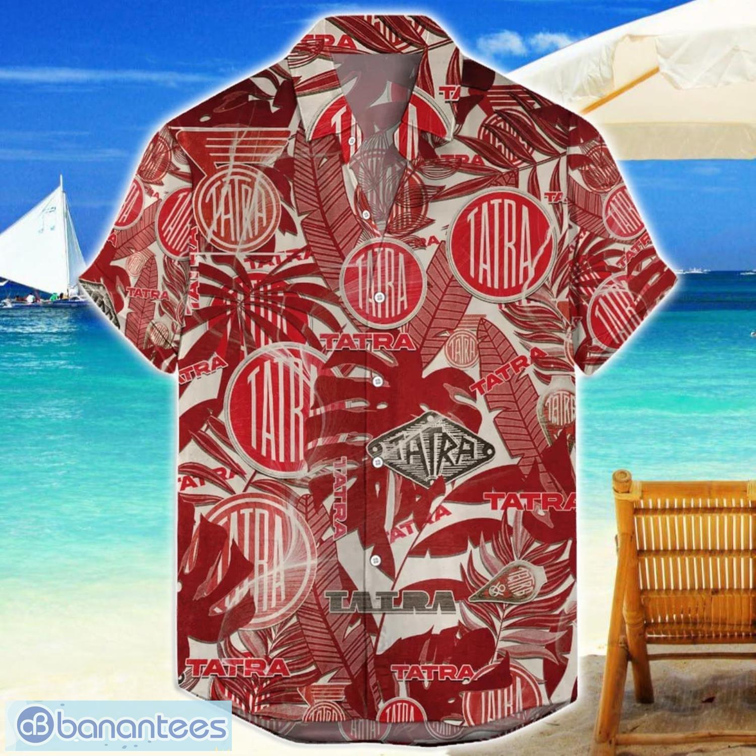 tatra truck retro logo 3d hawaiian shirt for men and women gift image Tatra Truck Retro Logo 3D Hawaiian Shirt For Men And Women Gift Product Photo 1