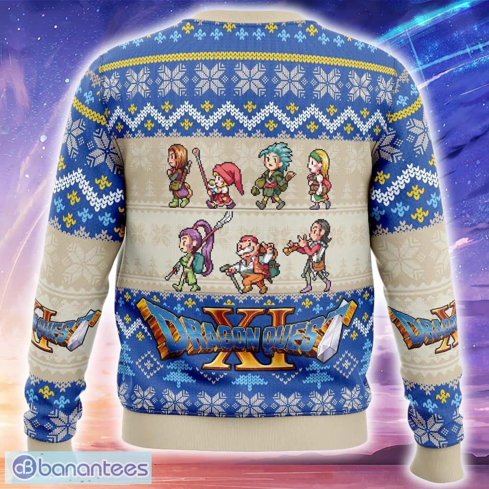 team quest dragon quest ugly xmas 3d sweater trending holidays for men women fans 1 image Team Quest Dragon Quest Ugly Xmas 3D Sweater Trending Holidays For Men Women Fans - Team Quest Dragon Quest Ugly Christmas Sweater_2