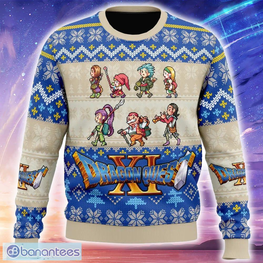 team quest dragon quest ugly xmas 3d sweater trending holidays for men women fans image Team Quest Dragon Quest Ugly Xmas 3D Sweater Trending Holidays For Men Women Fans - Team Quest Dragon Quest Ugly Christmas Sweater_1