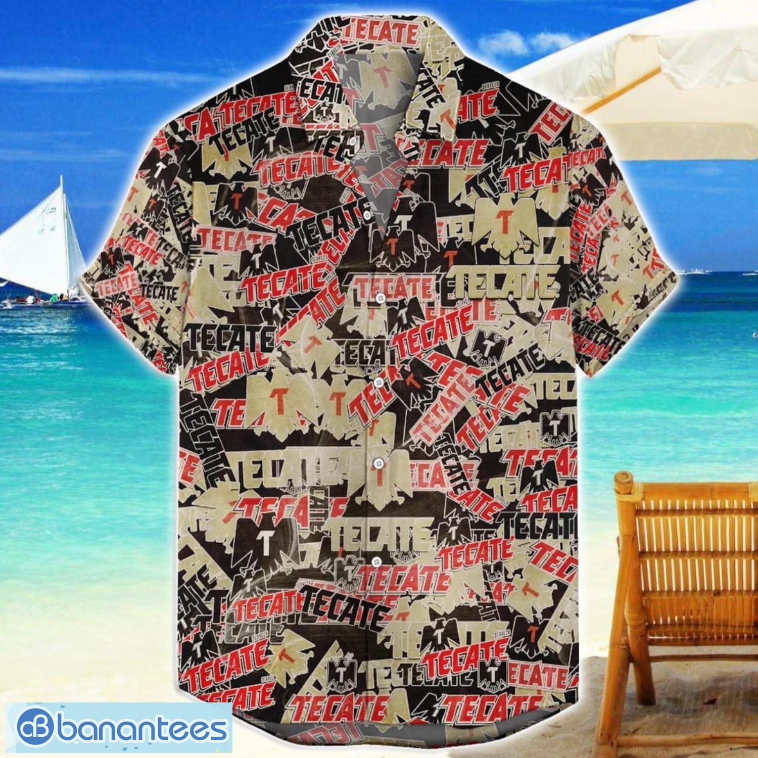 tecate aop beer logo hawaiian shirt summer gift for men and women image Tecate AOP Beer Logo Hawaiian Shirt Summer Gift For Men And Women Product Photo 1