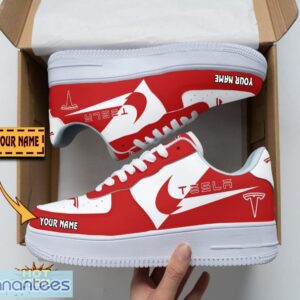Tesla Air Force Shoes Custom Name Gift For Fans AF1 Sneakers Product Photo 1