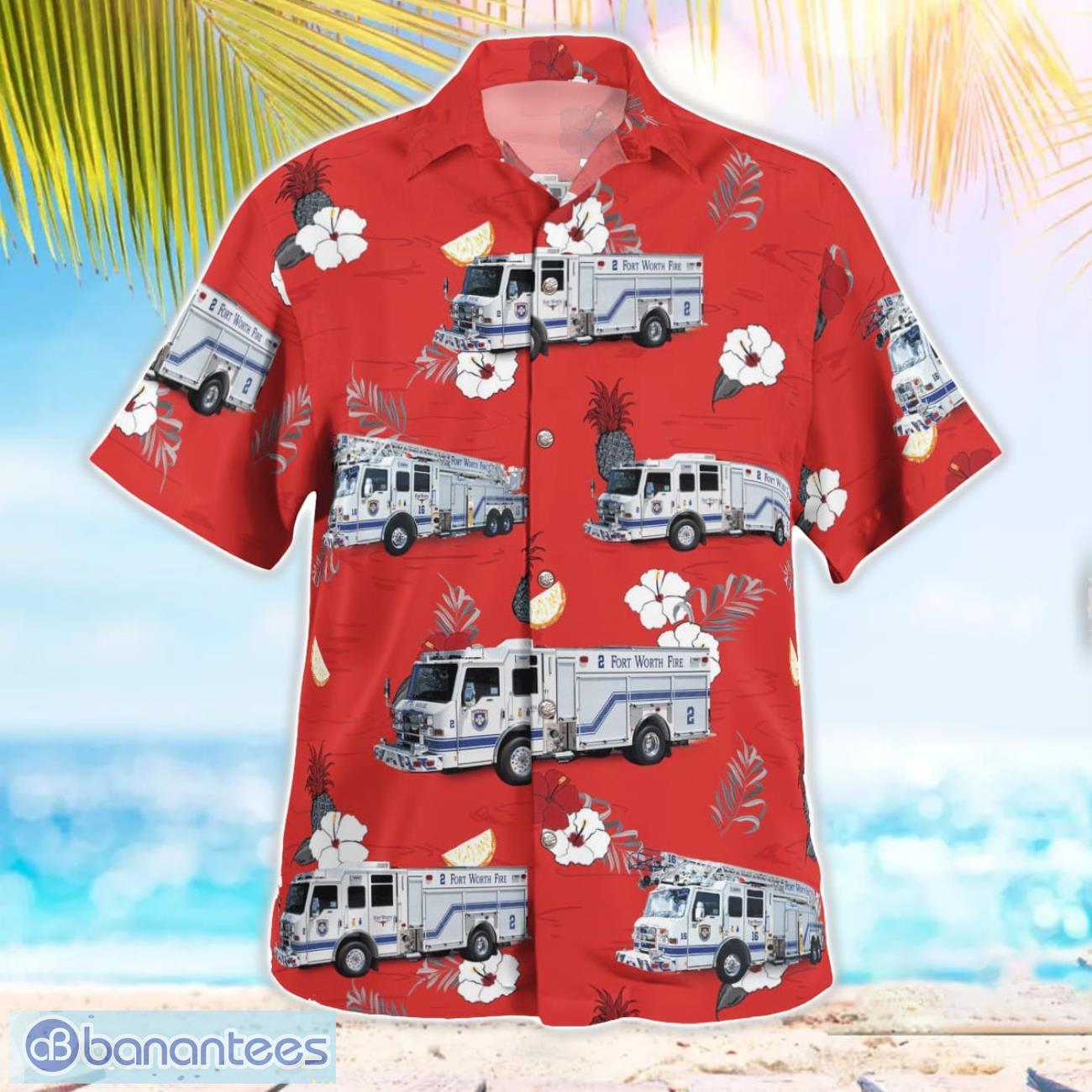Texas Fort Worth Fire Department Hawaiian Shirt Beach Shirt For Men And Women Texas Fort Worth Fire Department Hawaiian Shirt Beach Shirt For Men And Women Product Photo 3