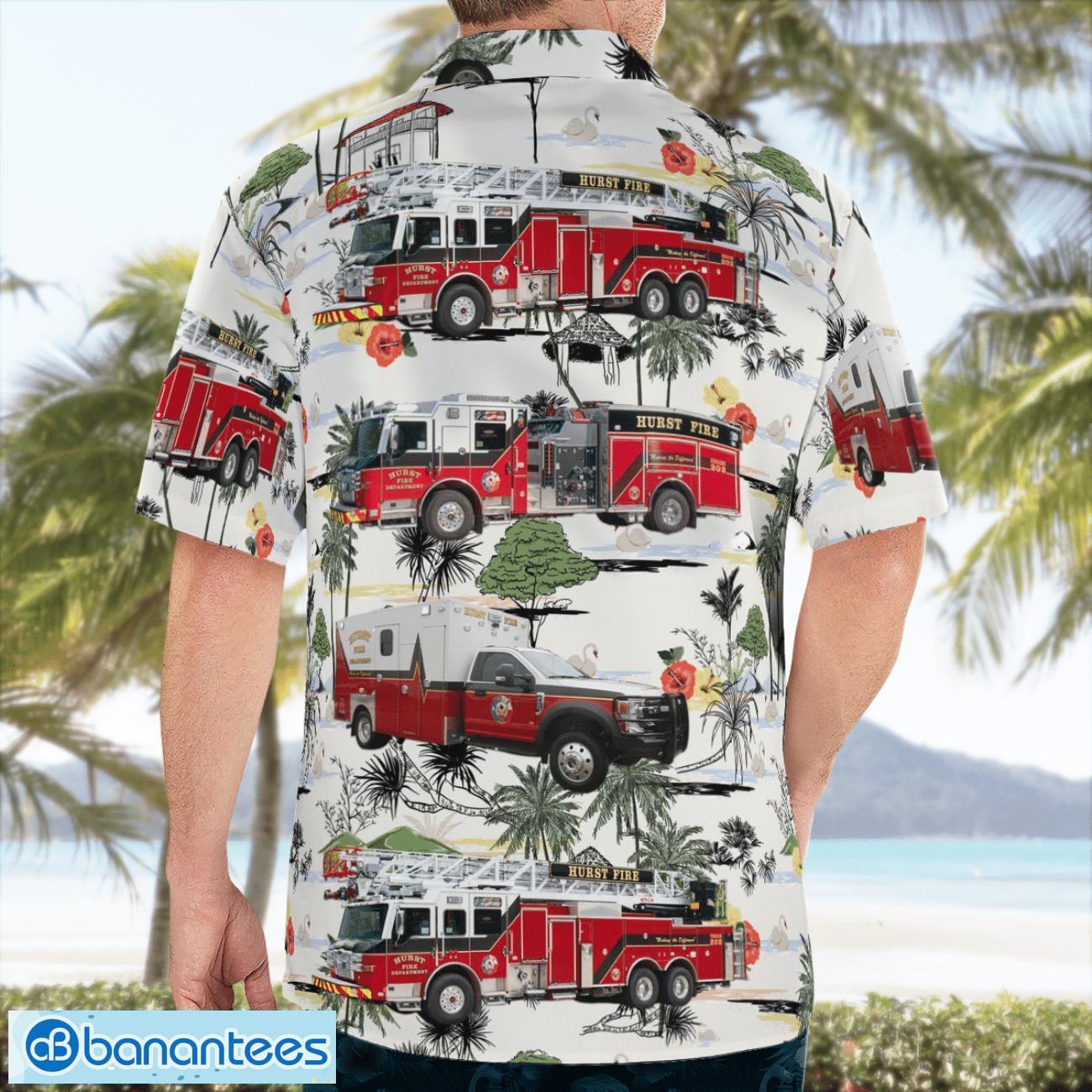 Texas Hurst Fire Department Hawaiian Shirt Summer Beach Shirt Texas Hurst Fire Department Hawaiian Shirt Summer Beach Shirt Product Photo 4