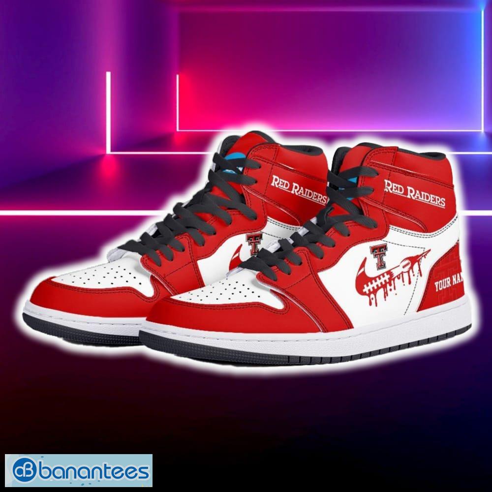 texas tech red raiders air jordan hightop shoes new custom name for fans gift sneaker 1 image Texas Tech Red Raiders Air Jordan Hightop Shoes New Custom Name For Fans Gift Sneaker - Texas Tech Red Raiders Air Jordan Hightop Shoes Photo 5