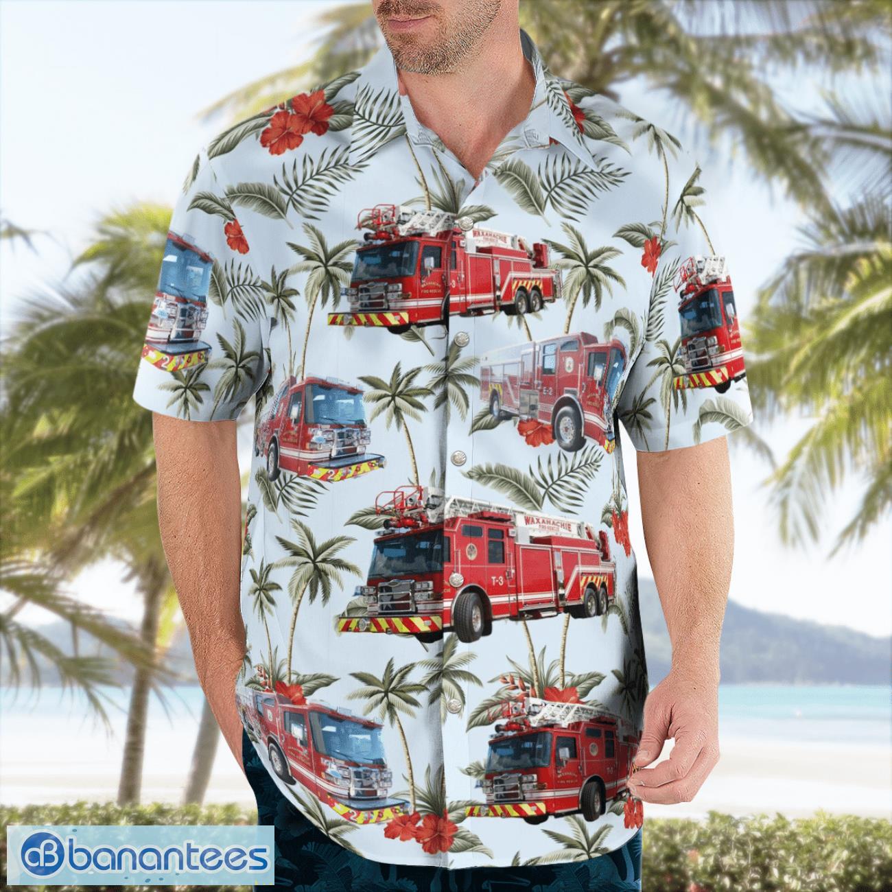 texas waxahachie fire rescue department hawaiian shirt beach shirt for men and women 2 image Texas Waxahachie Fire-Rescue Department Hawaiian Shirt Beach Shirt For Men And Women Product Photo 3