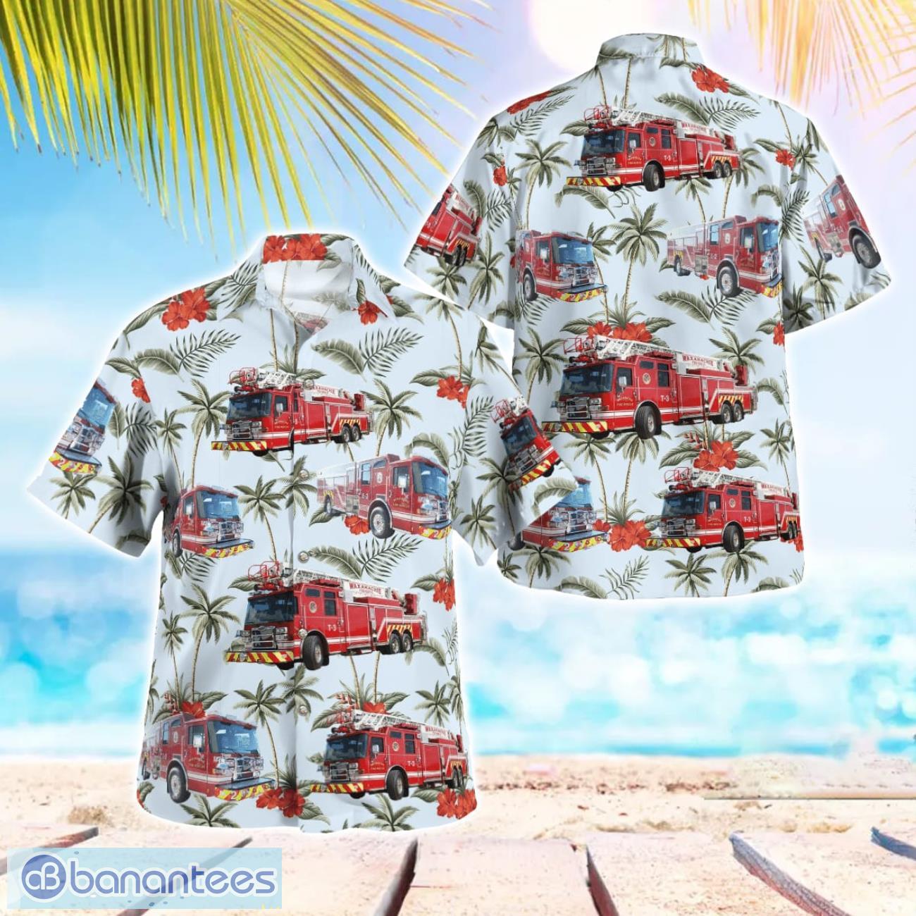 texas waxahachie fire rescue department hawaiian shirt beach shirt for men and women image Texas Waxahachie Fire-Rescue Department Hawaiian Shirt Beach Shirt For Men And Women Product Photo 1