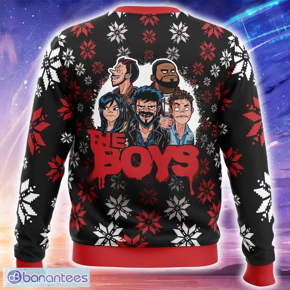 the gorillaz boys the boys ugly christmas sweater trending holidays for men women fans 1 image The Gorillaz Boys The Boys Ugly Christmas Sweater Trending Holidays For Men Women Fans - The Gorillaz Boys The Boys Ugly Christmas Sweater_2