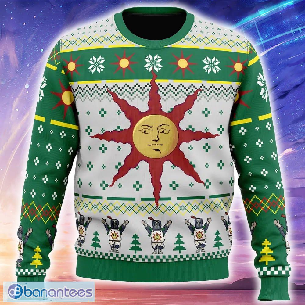 the sun dark souls ugly xmas sweater trending holidays for men women fans image The Sun Dark Souls Ugly Xmas Sweater Trending Holidays For Men Women Fans - The Sun Dark Souls Ugly Christmas Sweater_1