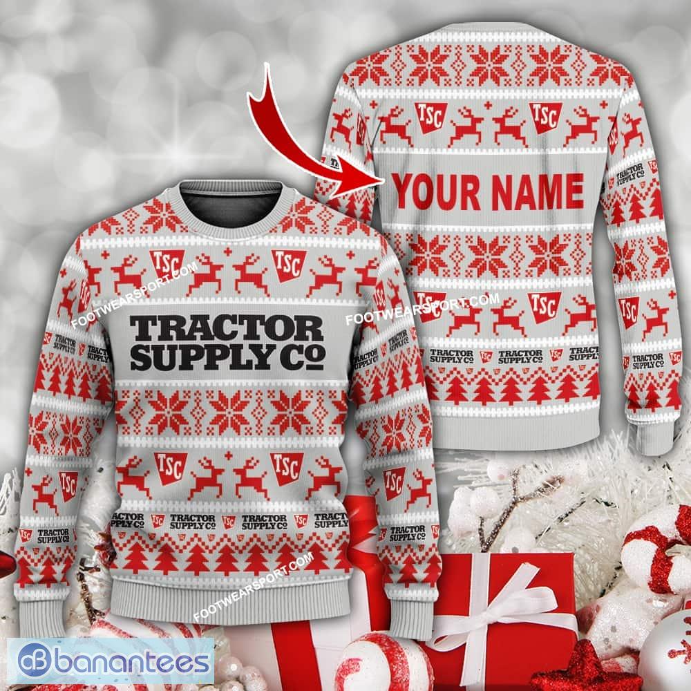 tractor supply co custom name ugly christmas sweater gift for men and women image TRACTOR SUPPLY CO Custom Name Ugly Christmas Sweater Gift For Men And Women - TRACTOR SUPPLY CO Custom Name Ugly Christmas Sweater Gift For Men And Women