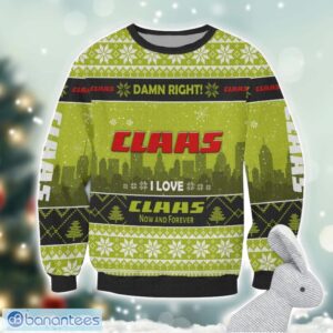 Claas Damn Right I Lover Claas Now And Forever 3D Ugly Christmas Sweater Christmas Gift Product Photo 2