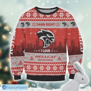 Hellcat Damn Right I Lover Hellcat Now And Forever 3D Ugly Christmas Sweater Christmas Gift Product Photo 2