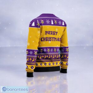 Minnesota Vikings Justin Jefferson Merry Xmas Sport Player 3D Ugly Christmas Sweater Product Photo 3